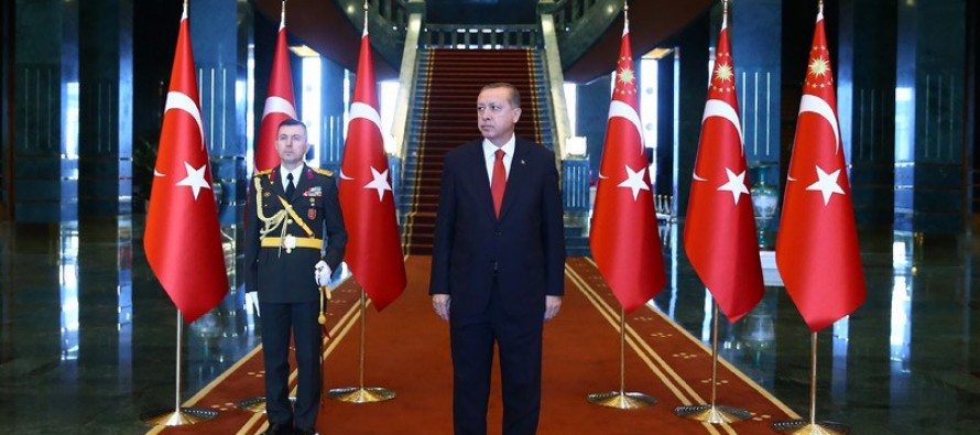 Cumhurbaşkanı Erdoğan, Cumhurbaşkanlığı Külliyesi’nde Tebrikleri Kabul Etti