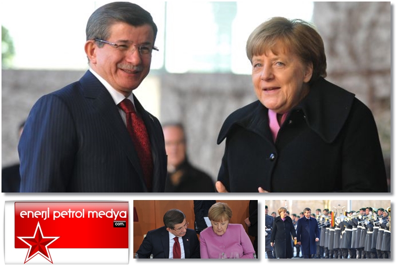 Başbakan Ahmet Davutoğlu -  Almanya Başbakanı Angela Merkel - Almanya Berlin -1221