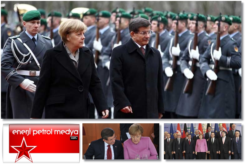 Başbakan Ahmet Davutoğlu -  Almanya Başbakanı Angela Merkel - Almanya Berlin -2-50