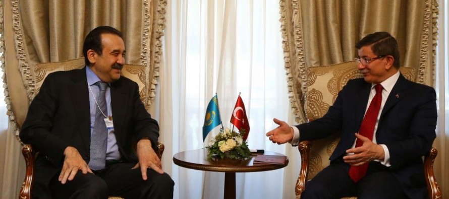 Başbakan Davutoğlu, Kazakistan Başbakanı Massimov ile görüştü