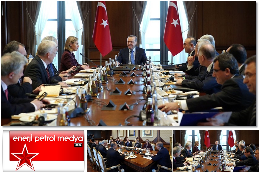Cumhurbaşkanı Erdoğan, AB Heyetini Kabul Etti - Ankara - Türkiye