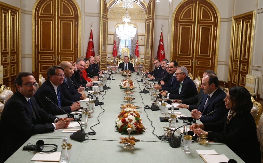 Cumhurbaşkanı Erdoğan, ABD Senato Üyelerini Kabul Etti -12A