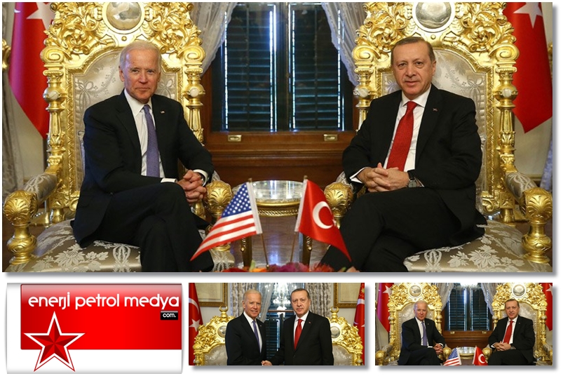 Cumhurbaşkanı Recep Tayyip Erdoğan, Amerika Birleşik Devletleri Başkan Yardımcısı Joe Biden - İstanbul -100