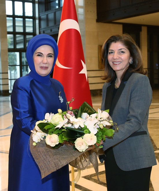 Emine Erdoğan, Kadın Büyükelçiler ve Büyükelçi Eşlerini  -Ankara  - A99