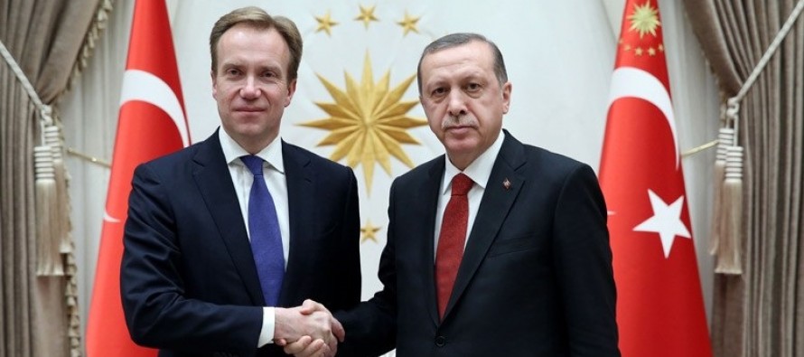 Cumhurbaşkanı Erdoğan, Norveç Dışişleri Bakanı Brende’yi Kabul Etti