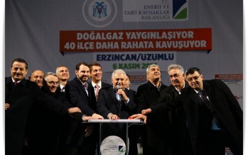 Başbakan Yıldırım, Türkiye genelinde 40 İlçeye Doğalgaz Dağıtım Töreni’nde konuştu