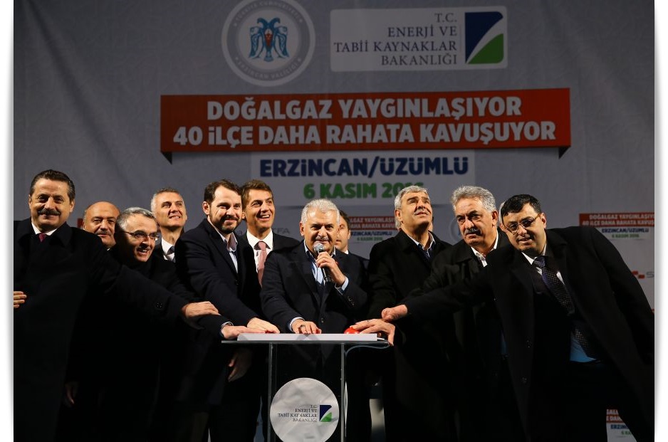 Başbakan Binali Yıldırım, Türkiye genelinde 40 İlçeye Doğalgaz Dağıtım Töreni -Enerji,Haber,Gazetesi  (4)