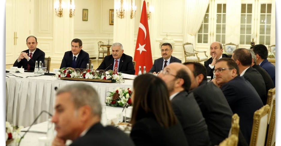 Başbakan Binali Yıldırım, banka yöneticileriyle bir araya geldi,Enerji,Haber,Gazetesi (4)