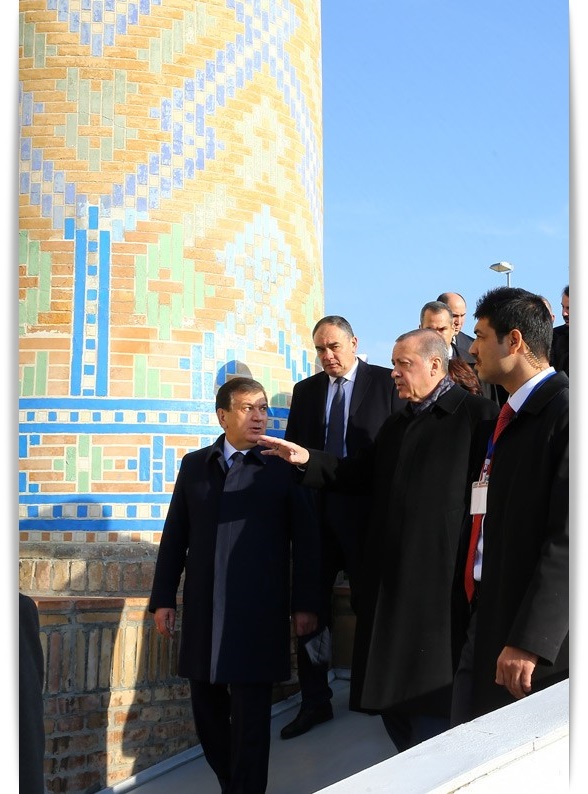 Cumhurbaşkanı Erdoğan, Özbekistan’ın Birinci Cumhurbaşkanı Kerimov'un Kabrini Ziyaret Etti ,Enerji  haber (8)