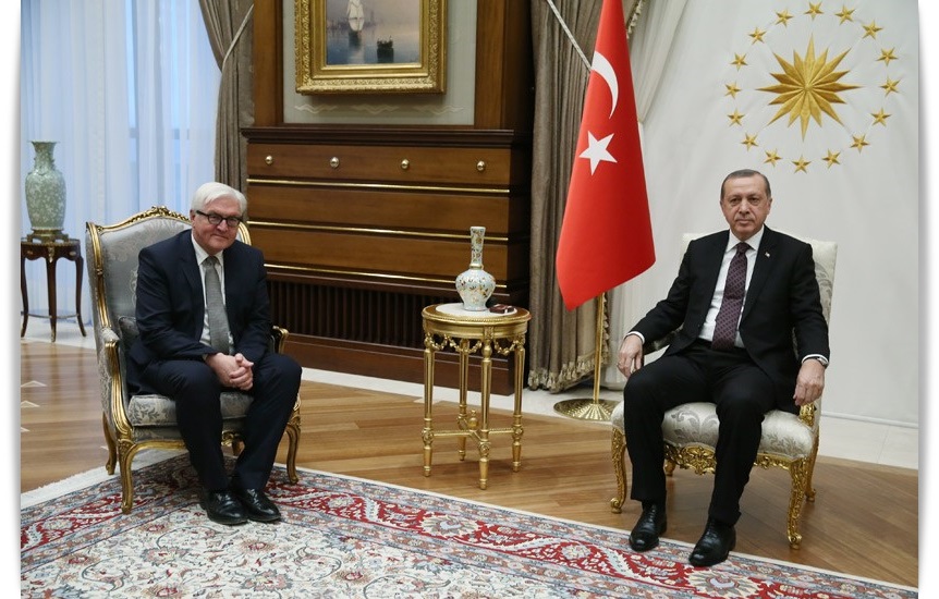 Cumhurbaşkanı Recep Tayyip Erdoğan, Almanya Dışişleri Bakanı Frank Walter Steinmeier -Enerji    Haber (6)