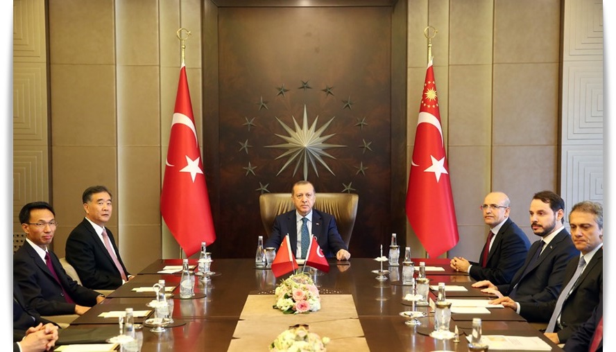 Cumhurbaşkanı Recep Tayyip Erdoğan, Çin Halk Cumhuriyeti Devlet Konseyi Başbakan Yardımcısı Wang Yang,Enerji haber (3)