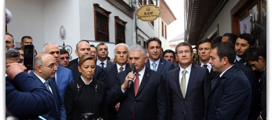 Başbakan Yıldırım, Sivil Dayanışma Platformu Ankara Ofisi’nin açılış törenine katıldı
