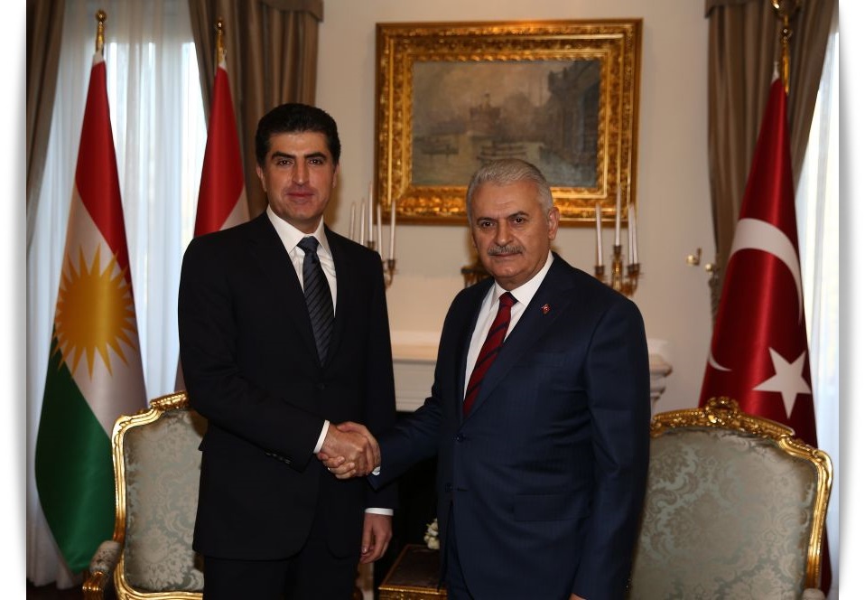 Enerji  haber - Başbakan Yıldırım, Irak Kürt Bölgesel Yönetimi Başbakanı Barzani ile görüştü- (1)