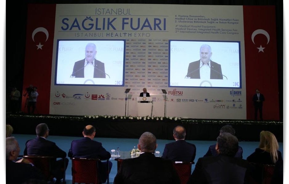 Enerji   haber - Türkiye Başbakan Binali Yıldırım, İstanbul Sağlık Fuarı (12)