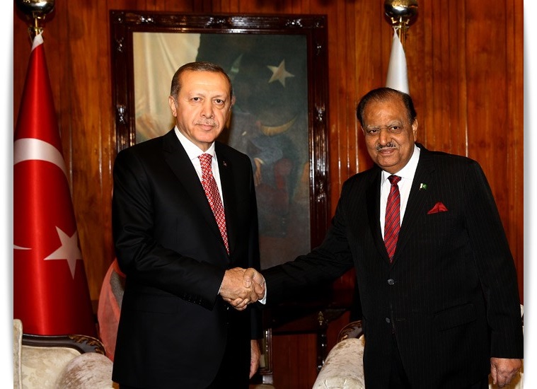 Pakistan Cumhurbaşkanı Memnun ,Hüseyin, Cumhurbaşkanı Recep Tayyip Erdoğan  (6)