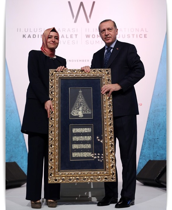 İzmir  ,Haber- Cumhurbaşkanı Recep Tayyip Erdoğan,2. Uluslararası Kadın ve Adalet Zirvesi (16)