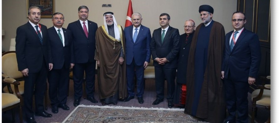 Başbakan Binali Yıldırım, Irak’taki dini liderleri kabul etti