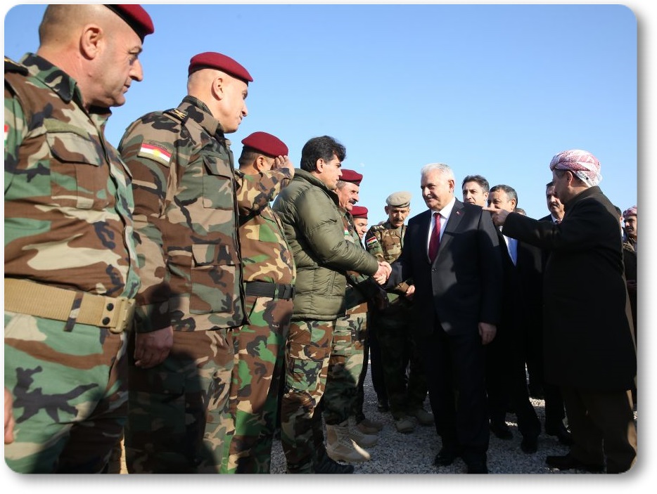 Başbakan Yıldırım IKBY Başkanı Barzani - Enerji haber gazetesi (1)