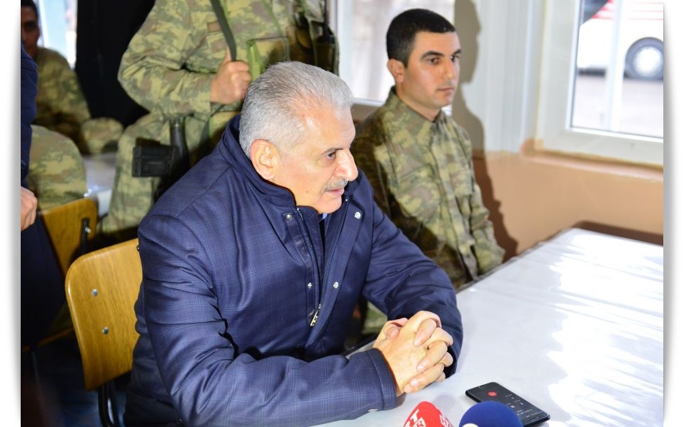 Başbakan Yıldırım, Kilis’te 4. Hudut Bölük Komutanlığını ziyaret etti - Haber  Enerji  (2)