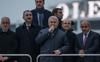 Başbakan Binali Yıldırım Kilis’te halka hitap etti