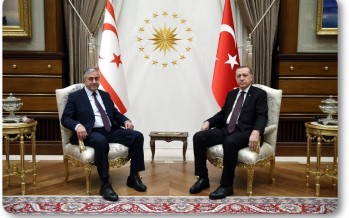 Cumhurbaşkanı Erdoğan, KKTC Cumhurbaşkanı Akıncı ile Görüştü
