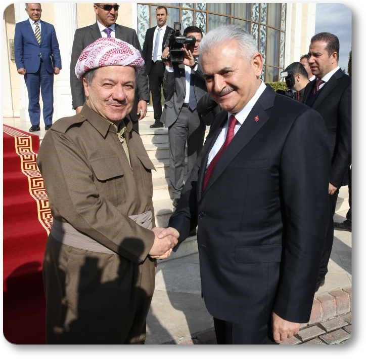Enerji  gazetesi - Başbakan Binali Yıldırım,Mesud Barzani (3)