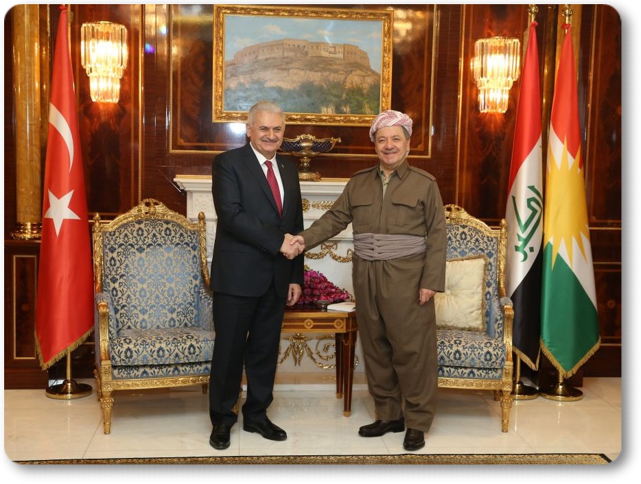 Enerji  gazetesi - Başbakan Binali Yıldırım,Mesud Barzani (5)