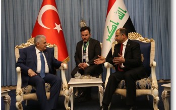 Başbakan Yıldırım, Irak Temsilciler Meclisi Başkanı Cuburi ile bir araya geldi