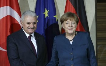 Başbakan Yıldırım, Almanya Başbakanı Merkel ile bir araya geldi