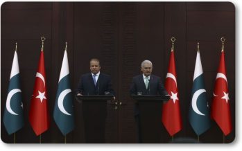 Başbakan Yıldırım, Pakistan Başbakanı Şerif ile basın toplantısı düzenledi