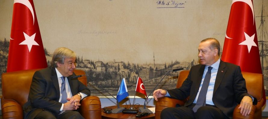Cumhurbaşkanı Erdoğan, BM Genel Sekreteri Guterres’i Kabul Etti