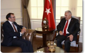 Başbakan Yıldırım, BM Genel Sekreteri’nin Kıbrıs Özel Temsilcisi Eide’yi kabul etti