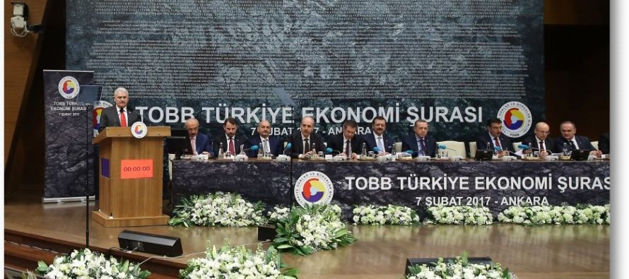 Başbakan Yıldırım TOBB Türkiye Ekonomi Şûrası Toplantısı‘nda konuştu