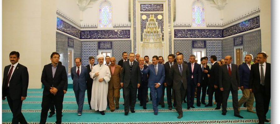 Cumhurbaşkanı Erdoğan, Ulus İtfaiye Meydanı Camii’ni İnceledi