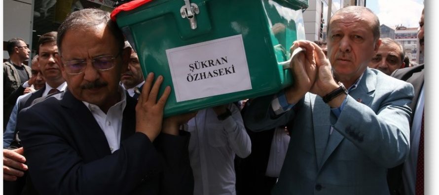 Cumhurbaşkanı Erdoğan, Şükran Özhaseki’nin Cenaze Törenine Katıldı
