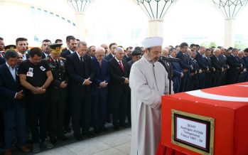 Cumhurbaşkanı Erdoğan, Şehit Tümgeneral Aydın’ın Cenaze Törenine Katıldı