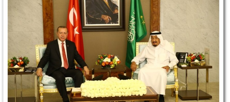 Cumhurbaşkanı Erdoğan, Suudi Arabistan Kralı Selman ile Görüştü
