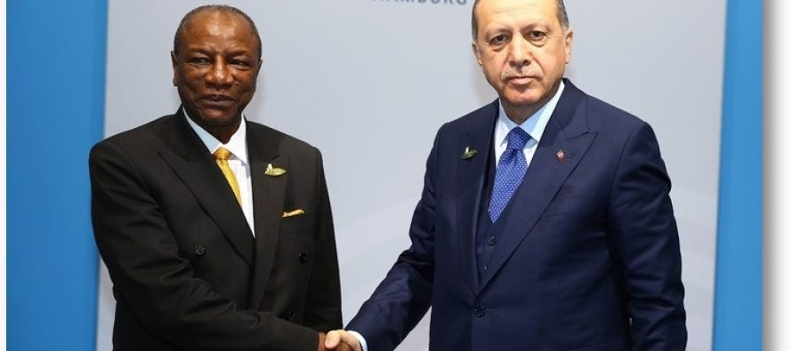 Cumhurbaşkanı Erdoğan, Gine Cumhurbaşkanı Conde ile Görüştü