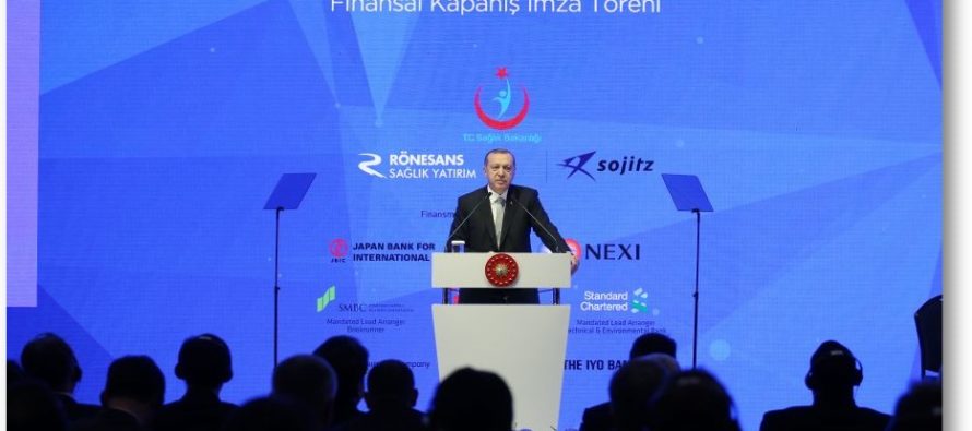 Cumhurbaşkanı Erdoğan, İkitelli İstanbul Şehir Hastanesi Kredi Anlaşması İmza Töreninde konuştu