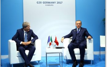 Cumhurbaşkanı Erdoğan, İtalya Başbakanı Gentiloni’yi Kabul Etti