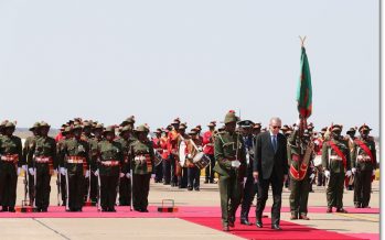 Cumhurbaşkanı Erdoğan, Zambiya Cumhurbaşkanlığı Sarayında