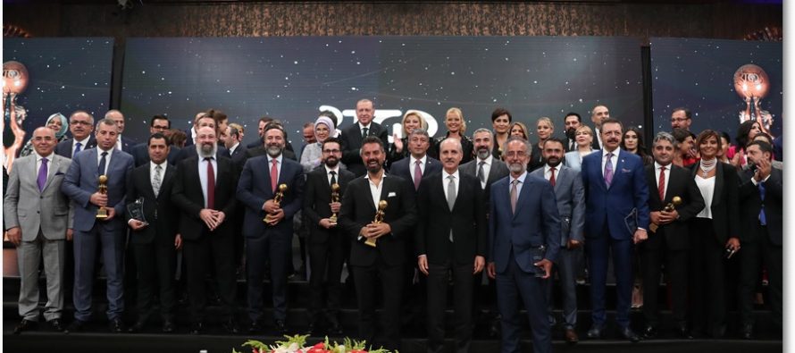 Cumhurbaşkanımız Erdoğan, Medya Oscarları Ödül Töreni’nde konuştu