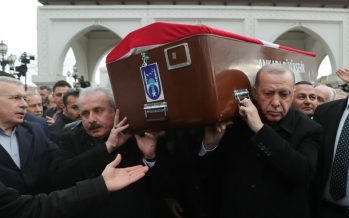 Cumhurbaşkanı Erdoğan, Şevket Kazan’ın cenaze törenine katıldı