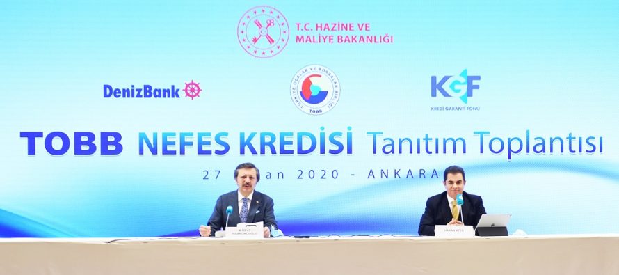 TOBB Başkanı Hisarcıklıoğlu, “TOBB Nefes Kredisi’ni bugün itibarıyla devreye alıyoruz