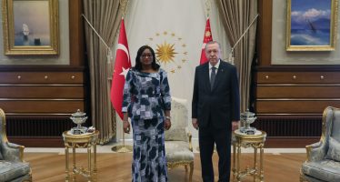 Cumhurbaşkanı Erdoğan, Fildişi Sahili Büyükelçisi Khadidjata Toure’yi, kabul etti.