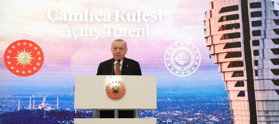 Cumhurbaşkanı Erdoğan, Çamlıca Kulesi’nin açılışını gerçekleştirdi