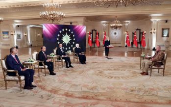 Cumhurbaşkanı Erdoğan, Kanal 7-Ülke TV-24 TV-TV 360-TVNET özel yayınına katıldı