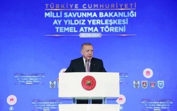 Dev Yatırımlar | Cumhurbaşkanı Erdoğan, Milli Savunma Bakanlığı Ay Yıldız Projesi Temel Atma Töreni’ne katıldı