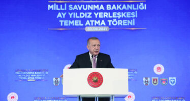 Dev Yatırımlar | Cumhurbaşkanı Erdoğan, Milli Savunma Bakanlığı Ay Yıldız Projesi Temel Atma Töreni’ne katıldı