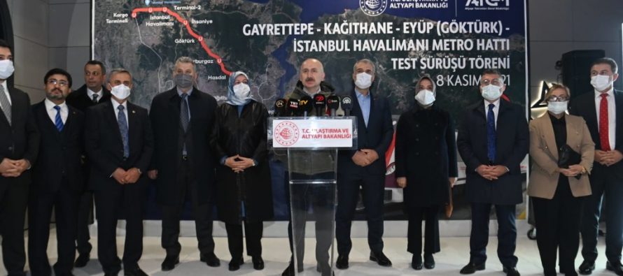 Ulaştırma Bakanı Adil Karaismailoğlu, İstanbul’un ulaşım ağını güçlendirmeye devam ediyoruz